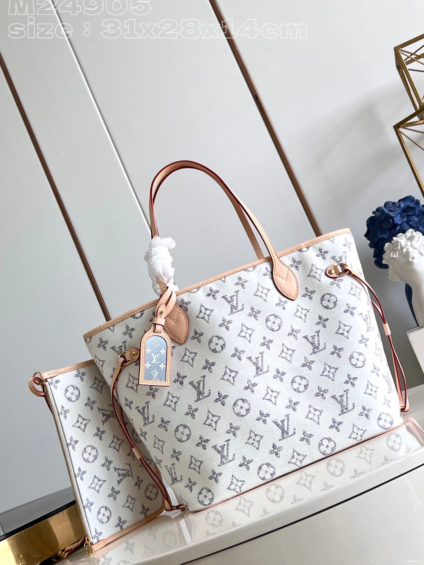 WIS VUITTON LOUIS NEVERFULL MM-31*28*14cm 1007